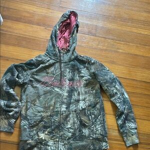 Carhartt Women's Camo hoodie with Pink Lining